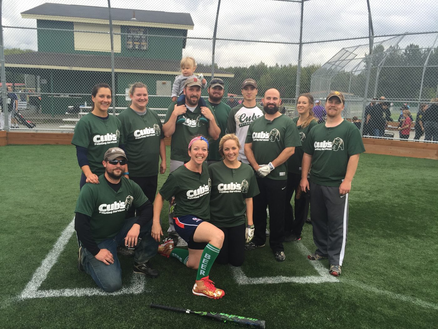 The Cub's Painting Services softball team